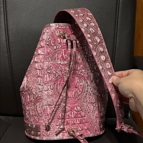 Brahmin Allie sling backpack Beginia Pink Minx - Picture 2 of 9